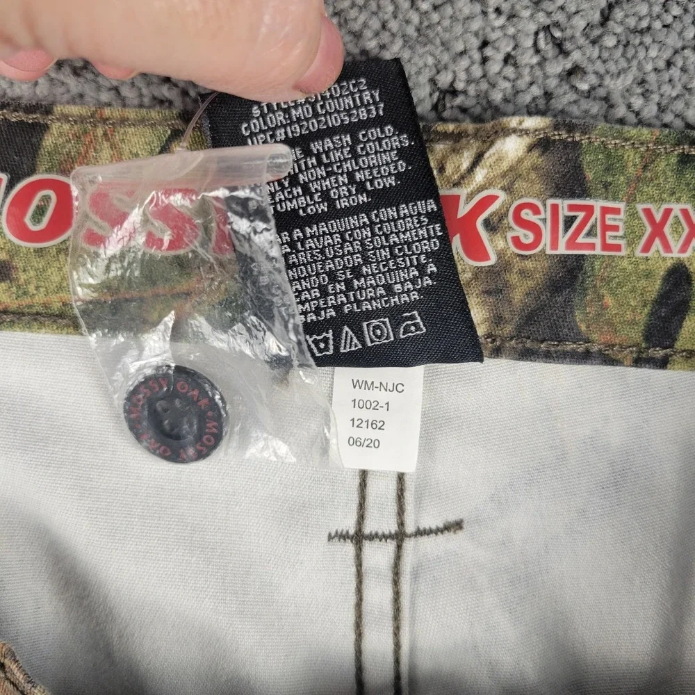 Mossy Oak Pants Mens 2XL Camo Breakup Country Straight Leg Hunting Outdoors